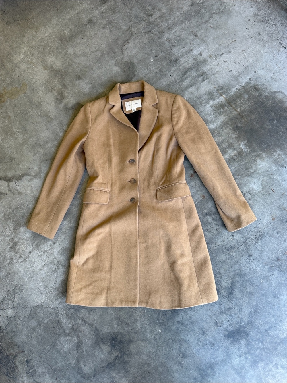 Banana Republic Light Beige XS Peacoat
